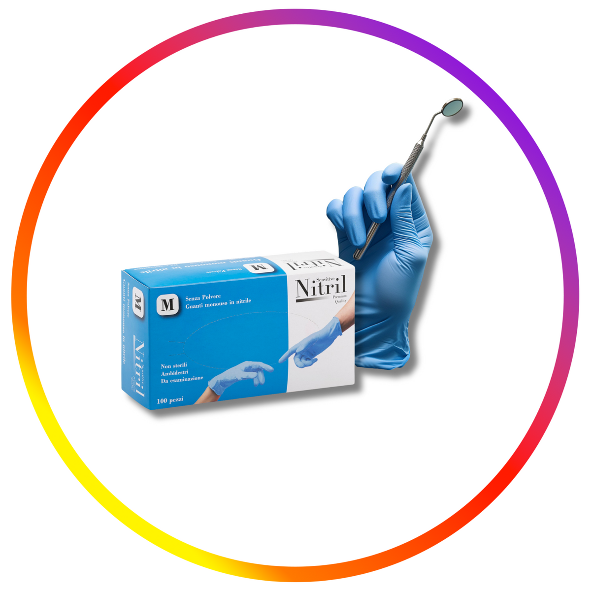 ANSELL Guanto monouso TouchNTuff® 92-600 in nitrile, Taglia M ANSELL Guanto monouso TouchNTuff® 92-600 in nitrile, Taglia M