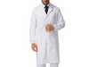 Amelia Camice Bianco Uomo da Laboratorio modello Zeus - Norma CE - martingala cucito dietro, polso con elastico. Camice medicale uomo